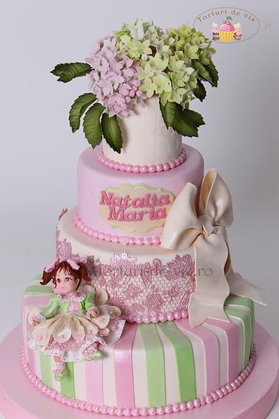 Shabby Chic cake - Cake by Viorica Dinu