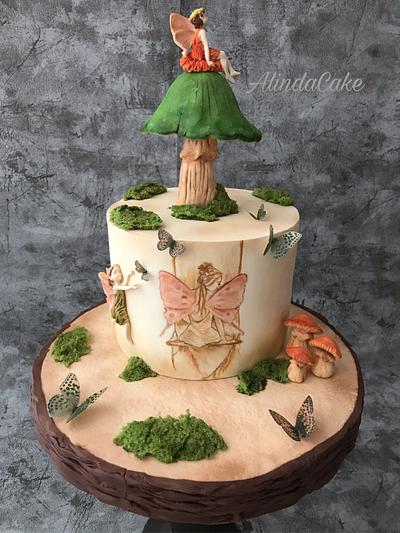Angel cake - Cake by Alinda Cake