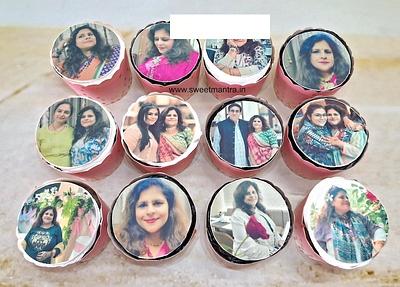 Photo print on cupcakes - Cake by Sweet Mantra Homemade Customized Cakes Pune