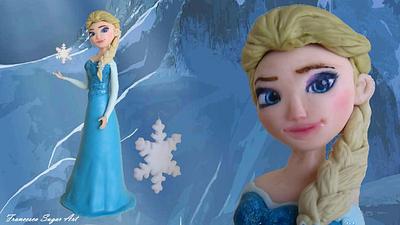  Elsa Frozen - Cake by Delicious Sparkly Cakes