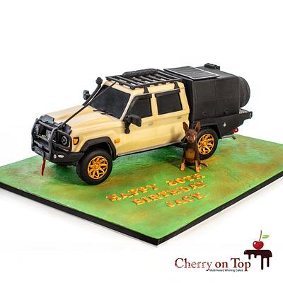  2024 Toyota 79 Series Land Cruiser Cake - Cake by Cherry on Top Cakes