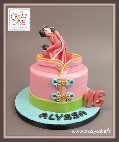 Geisha - Cake by Crazy Cake