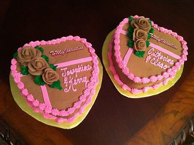 Heart Cakes - Cake by Lanett