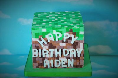 Minecraft strikes again! - Cake by Not Your Ordinary Cakes