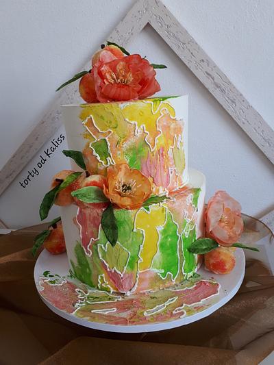 Birthday and wedding cake - Cake by Kaliss