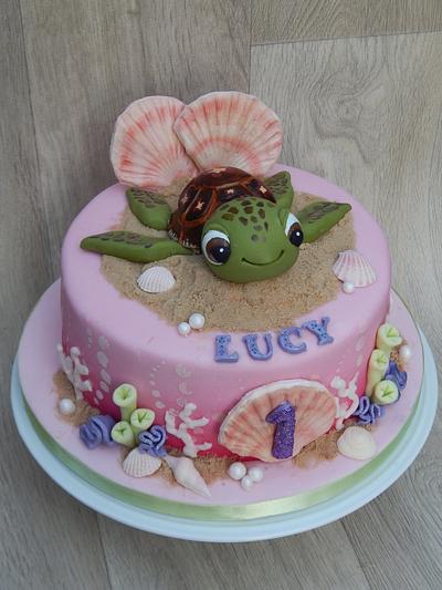 'Squirt' Nemo Turtle - Cake by Elizabeth Miles Cake Design