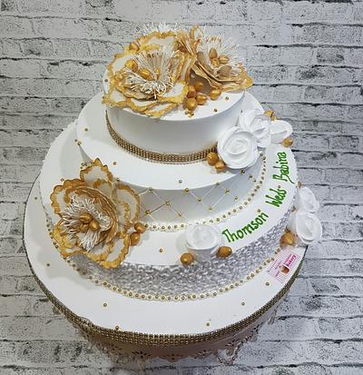 Wedding Cake  - Cake by Michelle's Sweet Temptation