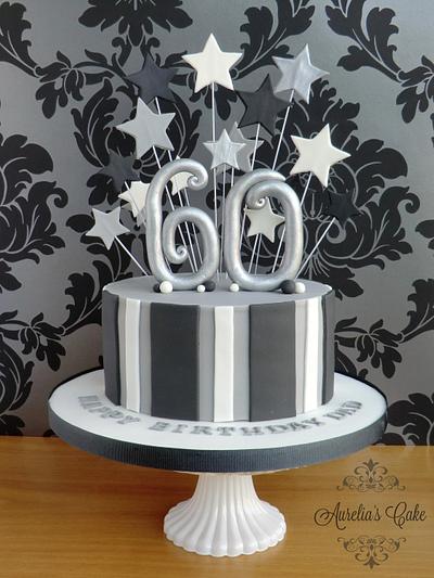 60th birthday cake - Cake by Aurelia's Cake