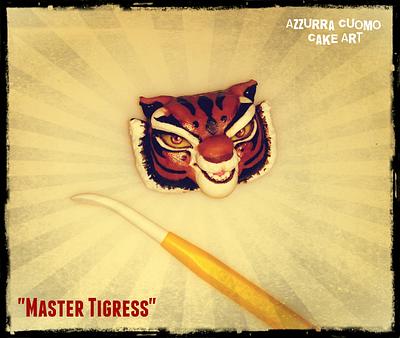 Master Tigress...coming up!!  - Cake by Azzurra Cuomo Cake Art
