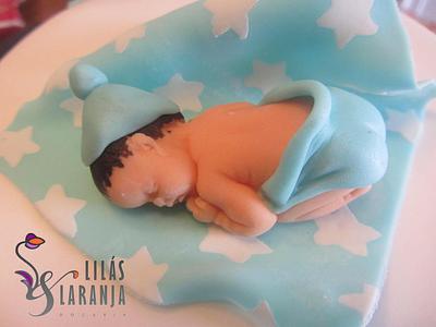 Double Christening - Cake by Lilas e Laranja (by Teresa de Gruyter)