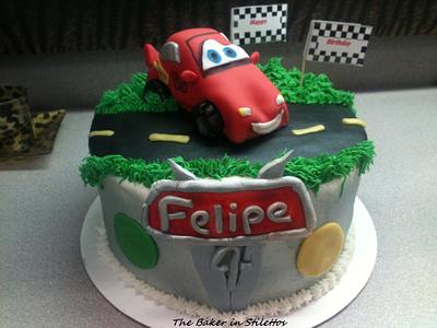 Cars 2 Cake - Cake by Jeanette Rodriguez