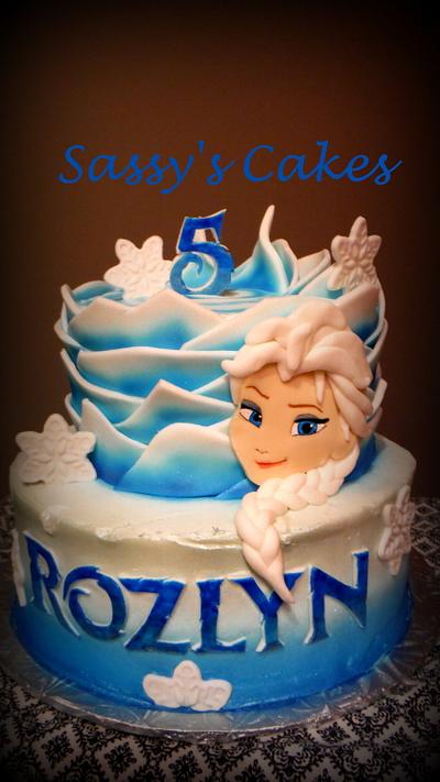 Totally Frozen - Cake by Sassy's Cakes
