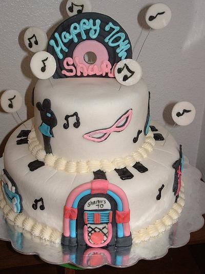 50's sock hop  - Cake by Michelle