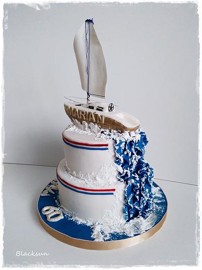 Sailing boat - Cake by Zuzana Kmecova