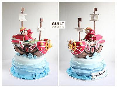 One Piece Ship Cake - Cake by Guilt Desserts