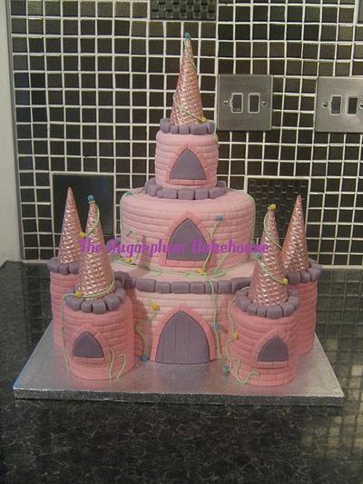 Pink Princess Castle Cake - Cake by Sam Harrison