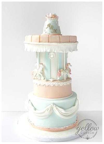 Carousel Wedding Cake - Cake by TaylorCreation
