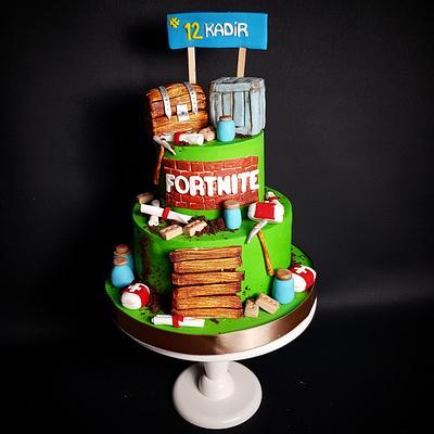 Fortnite cake - Cake by İlknur Gürbüz @seker_duragi