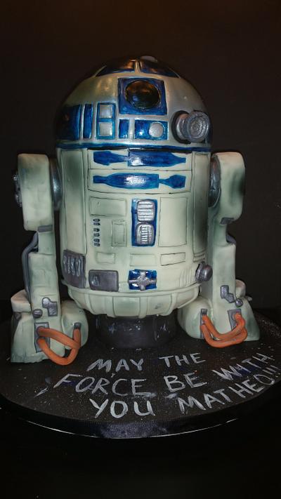 Star Wars R2D3 - Cake by Cupcake32