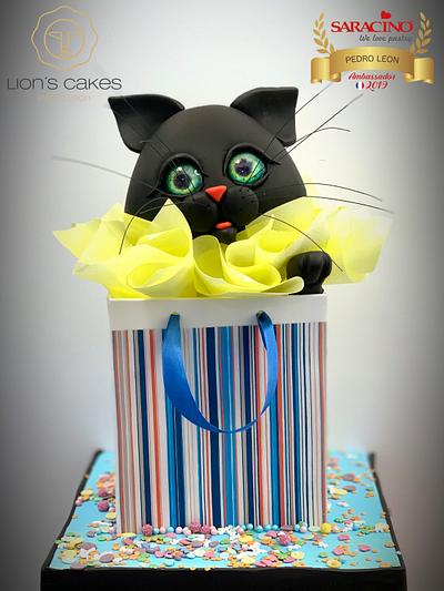 Nero le chaton fripon!  - Cake by LION´S CAKES PEDRO LEON