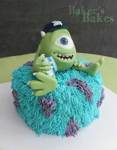 University Mike Wazowski - Cake by Baker's Bakes