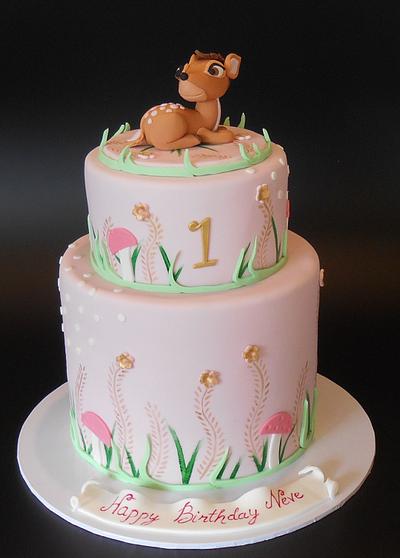 Woodland Deer Themed - Cake by Nada