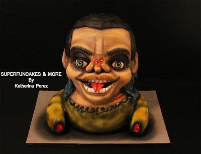 Hallowwen collaboration Funny zombie - Cake by Super Fun Cakes & More (Katherina Perez)