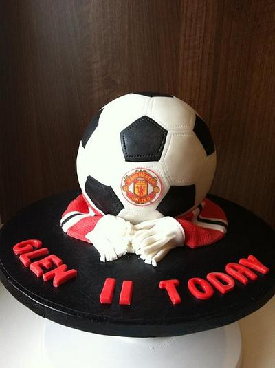 Football Cake  - Cake by Shirley Jones 