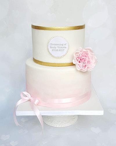 Simple christening cake - Cake by Vanilla Iced 