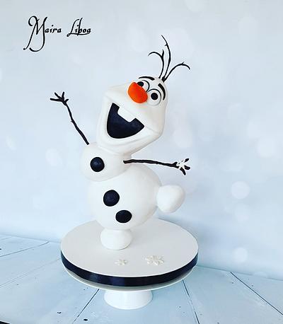 Olaf - Cake by Maira Liboa