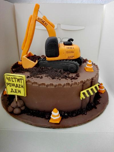 Excavator cake - Cake by Danito1988
