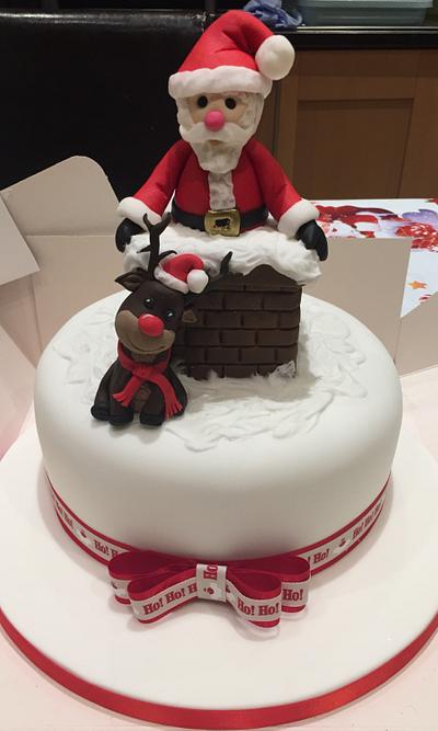 Father Christmas cake  - Cake by Donnajanecakes 