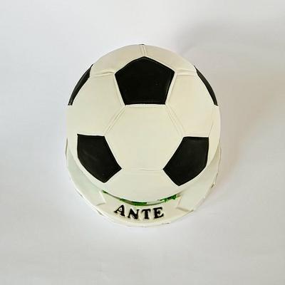 Football 3d cake - Cake by Tortebymirjana
