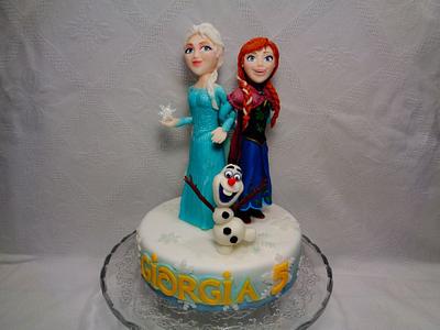 Frozen cake topper - Cake by silviacucinelli