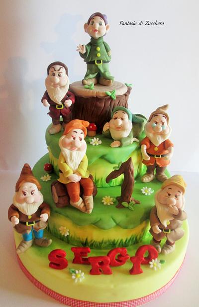 Seven dwarfs - Cake by fantasiedizucchero08