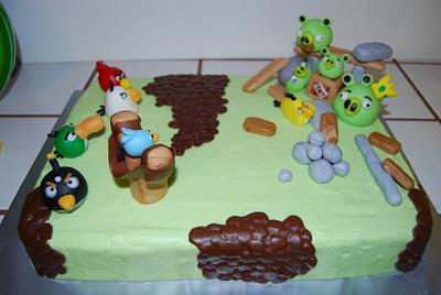 Angry Birds - Cake by Nicole Taylor