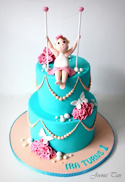 Baby Ira's 1st Birthday - Cake by Joonie Tan
