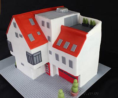 City house - Cake by Brigittes Tortendesign