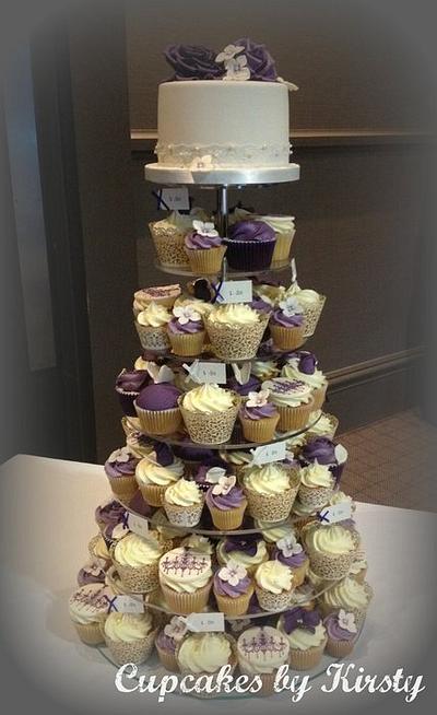 Cupcake Tower  - Cake by Kirsty 