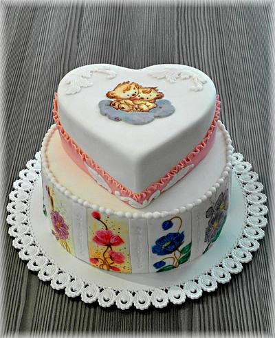 Hand painted cake - Cake by Mischell