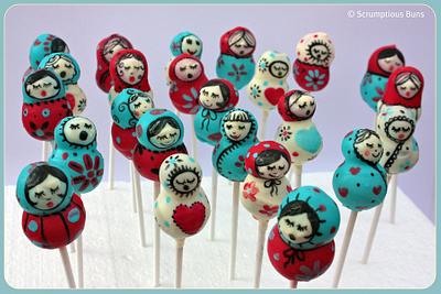 Russian Doll Cake Pops - Cake by Scrumptious Buns
