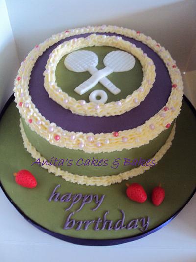 Anyone for tennis? - Cake by Anita's Cakes & Bakes
