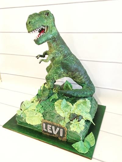 Rawrbert T-Rex - Cake by Angel Cakes