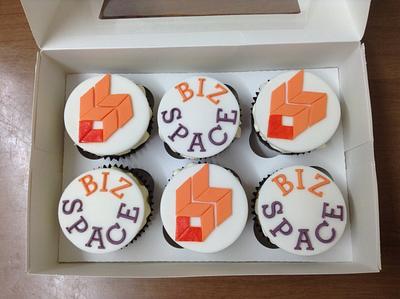 Corporate Cupcakes - Bizspace Ltd. - Cake by Charlene - The Red Butterfly Bakery xx