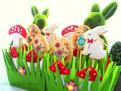 Easter woodland cookies - Cake by D'lish Cupcakes -Natalie McGrane