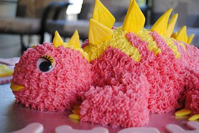 Baby stegosaurus cake - Cake by Amelia's Cakes