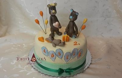 Birthday cake wiht bears - Cake by Tortolandia