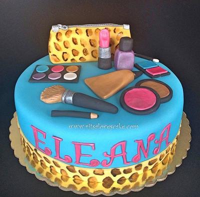 Make up cake - Cake by Ritsa Demetriadou