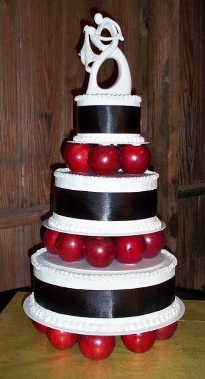 Apple Wedding Cake - Cake by Toole's Cakes