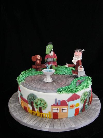 Cheburashka and Crocodile Gena cake - Cake by Marina Danovska